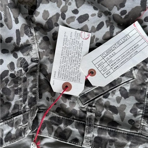 Current Elliot Leopard Print Skinny Jeans - Picture 2 of 3